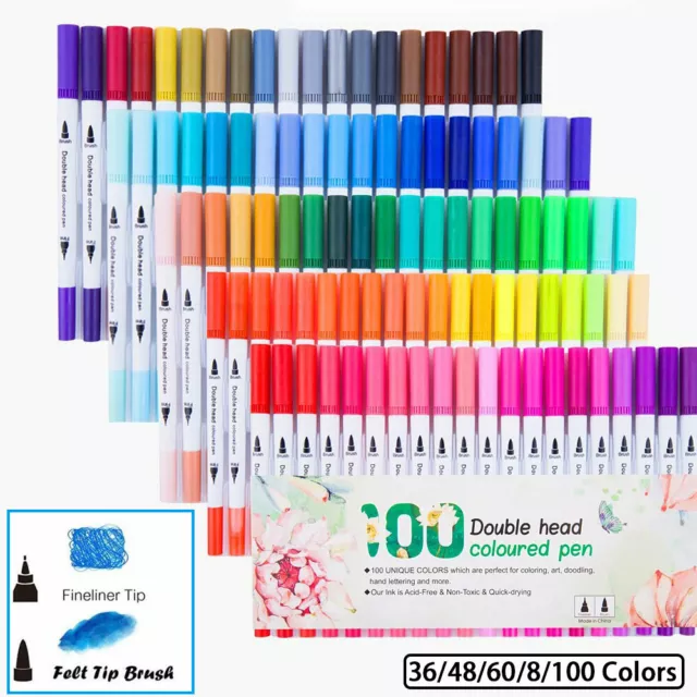 Colour Brush Pen Watercolor Art Drawing Painting Artist Sketch Manga Marker