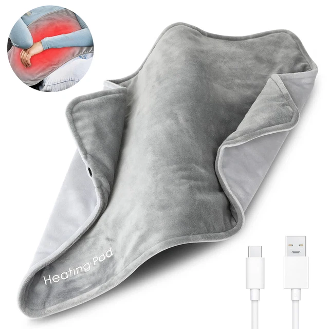 Graphen Heizmatte Set - 3 Tragbare Heizkissen Mit Temperaturregelung Für Kalte Tage