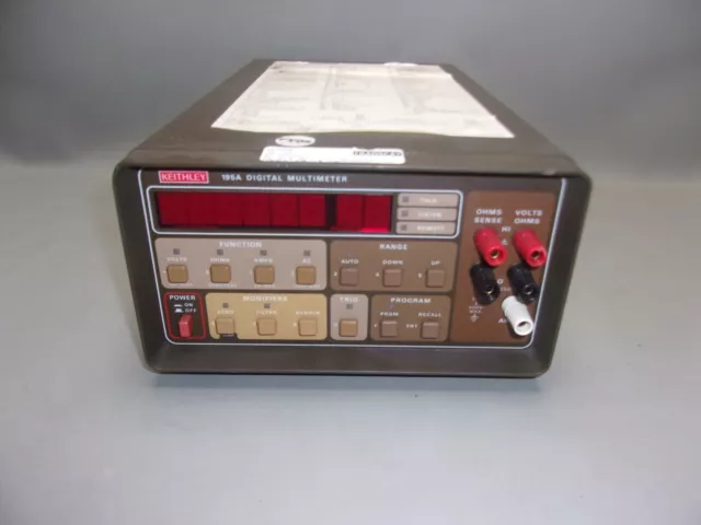 Keithley Instruments 195A Digital Multimeter 30 Day Warranty