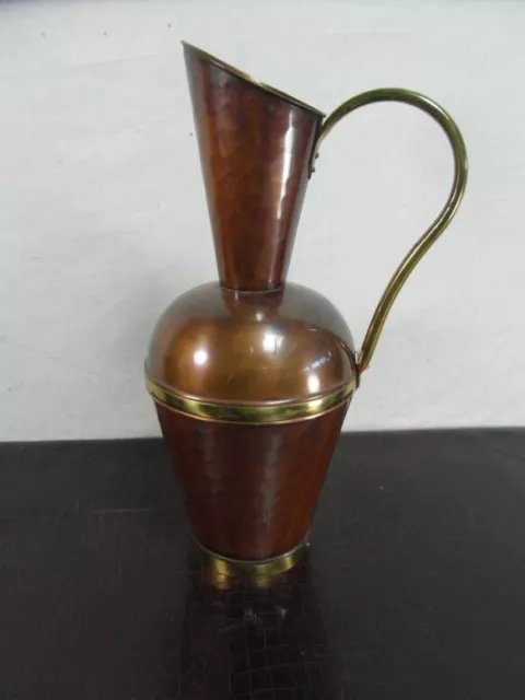Bodenvase Kupfer Messing Antik Design Vase Prunkvase Orginal 1950 Schirm 14a3