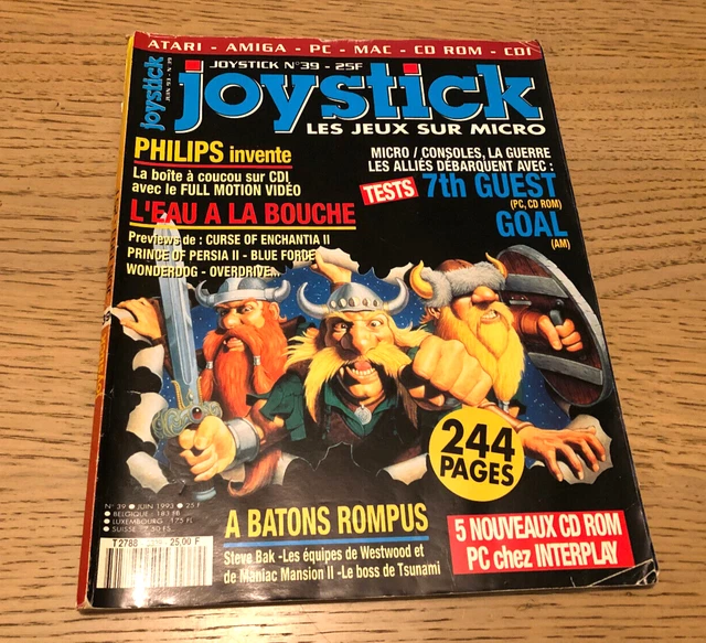 JOYSTICK 32 MAGAZINE - Amiga Atari ST Falcon PC Mac CDi Consoles EUR 14,99 - FR
