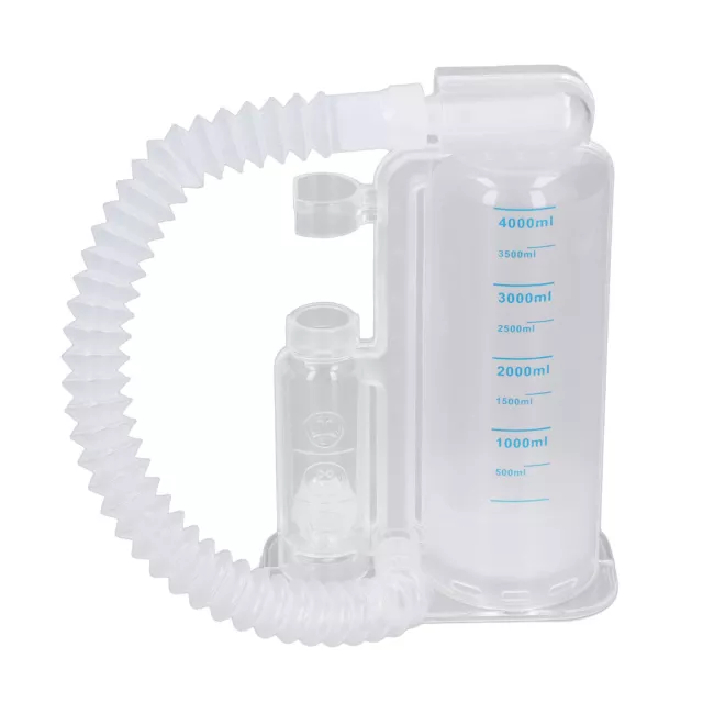 4000ml Deep Breathing Exerciser Single Ball Lung Capacity Trainer Device