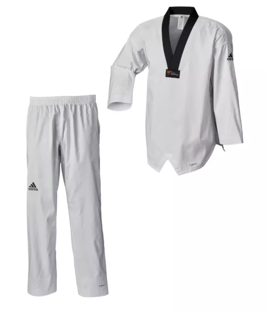 adidas Taekwondoanzug adi Fighter Eco ohne Streifen - Taekwondo Anzug WT appr.