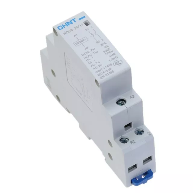 CHINT NCH8-20/11 Modular Din rail Household AC Contactor AC230V 20Amp 1NO+1NC 2