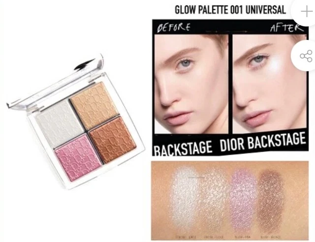 DIOR (CHRISTIAN DIOR) Backstage Glow Face Palette - Universal 001 (New ...