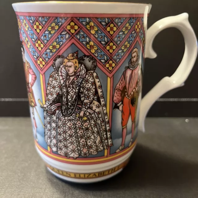 James Sadler and Sons Mug Elizabeth I Queen Of England Fine Bone China 4” Cup