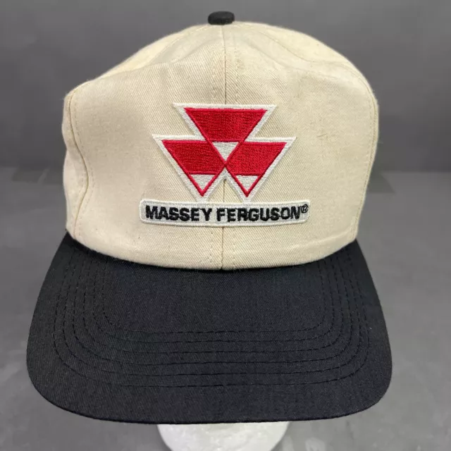 Massey Ferguson Hat Cap Men Snapback White K Products Tractor Farm Equipment