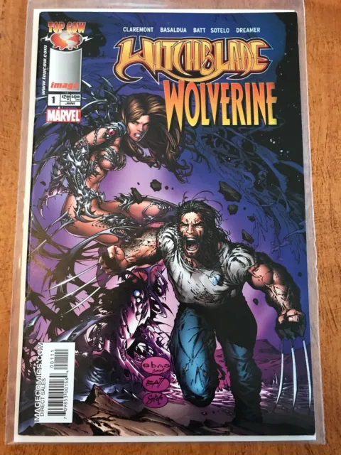 Witchblade Wolverine #1 Top Cow Image Marvel Comics 2004 Eric Balsadua - Vf/Nm