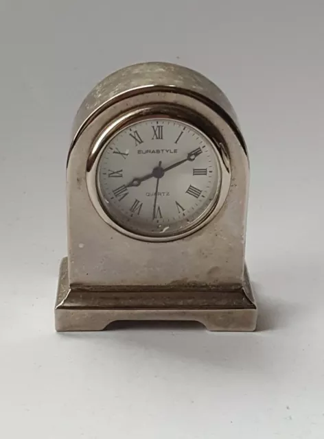 Novelty Miniature Eurastyle Metallic Quartz Clock