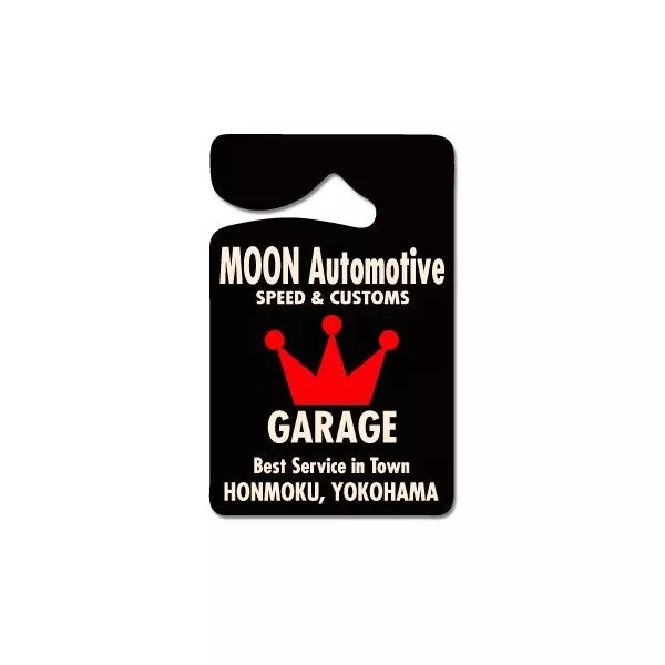 Mooneyes Garage Parkausweis für Innenspiegel Yokohama parking permit Custom Rod