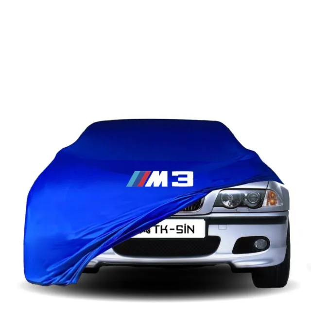 Bmw 3 Sedan E46 Indoor Car Cover Wi̇th Logo And Color Options Premi̇um Fabri̇c