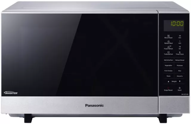 Panasonic NN-SF574SQPQ 27L Inverter FlatBed Microwave 1000W  EX DISPLAY (NO BOX)