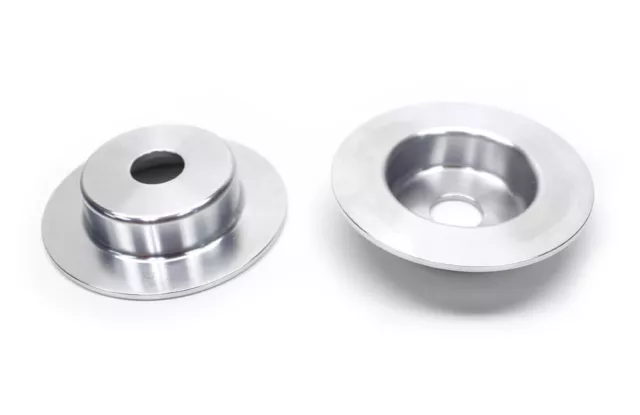 Front Strut Mount Billet Half Caps 2 Pcs For VW MK4 Golf Jetta Audi TT 8N MK1