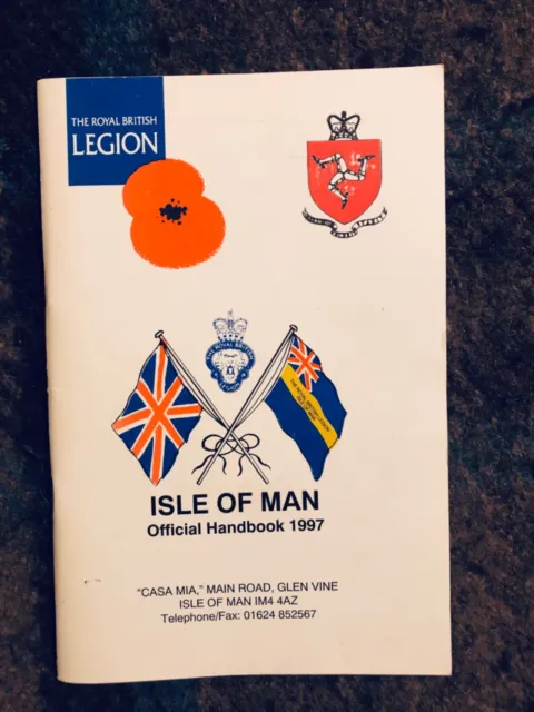 The Royal British Legion Isle of Man Official handbook 1997