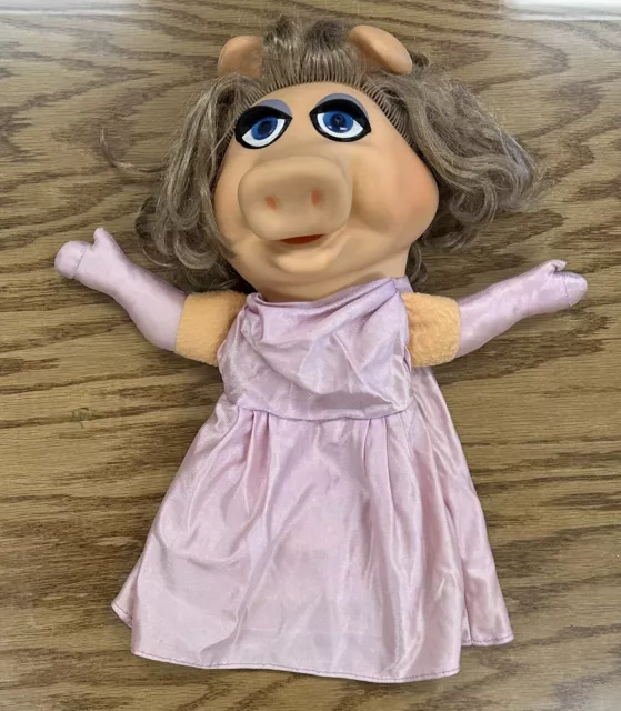 Vintage 1977 Fisher Price Jim Henson Miss Piggy Hand Puppet 855 Doll Muppets 17”