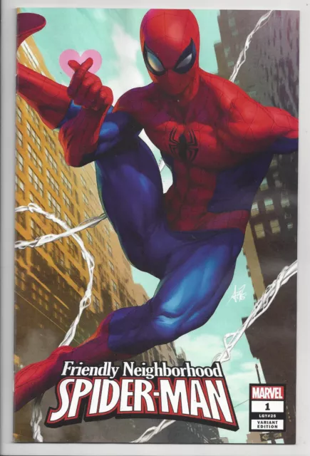 FRIENDLY NEIGHBORHOOD SPIDER-MAN #1 ARTGERM VARIANT (1st PRINT) 2019 NM- NM