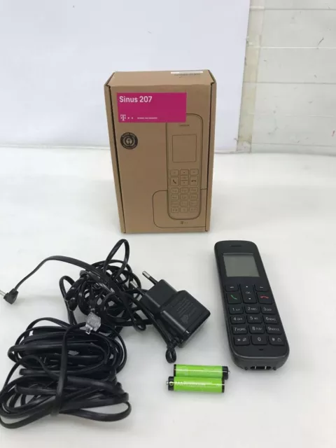 TELEKOM SINUS 207 telefono cordless - nero EUR 18,71 - PicClick IT