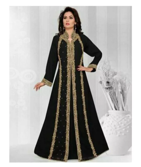 Royal Dubai Moroccan Abaya Kaftan Modern Islamic Farasha Long For Women Dresses