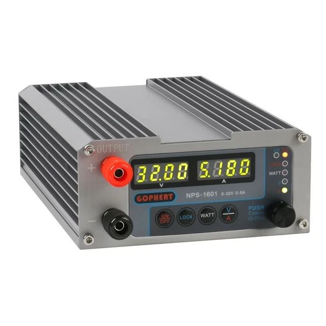Digital Mini Switch DC Power Supply Voltage 16V/60V Adjustable Laboratory DIY
