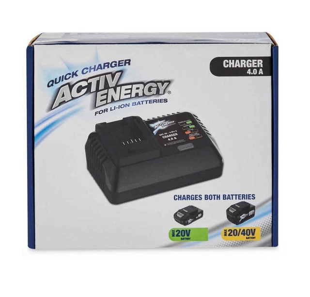 ACTIV ENERGY BATTERY Charger 20V 40V Compatible Ferrex Cordless Tools 24.99 PicClick UK