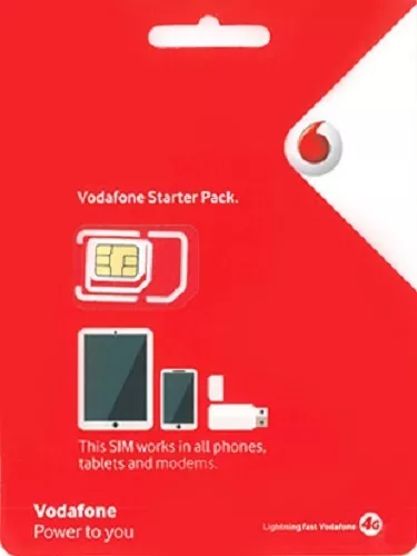 Vodafone Australian Pre-Paid SIM Card Regular Micro Nano 3G 4G LTE Australia