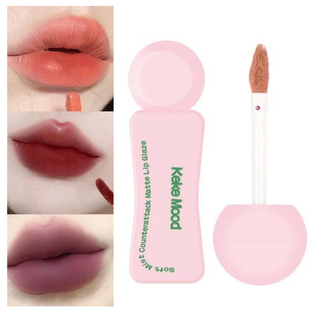 Rossetto liquido trucco labbra UK fango tinta labbra lucidante per labbra velluto opaco impermeabile #