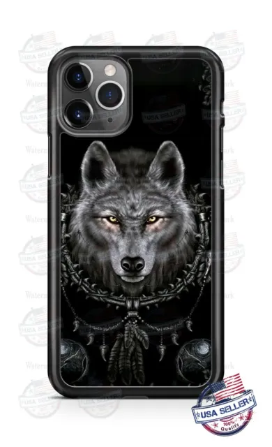Native Indian Wolf Dog Phone Case Cover For iPhone 11 Pro Samsung LG Google 4XL
