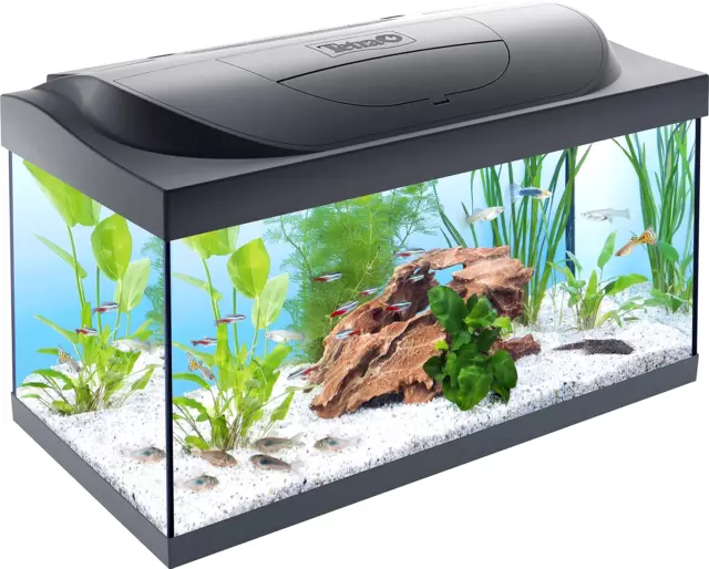 Tetra Starter Line 54L Acquario con Luce LED - Nero