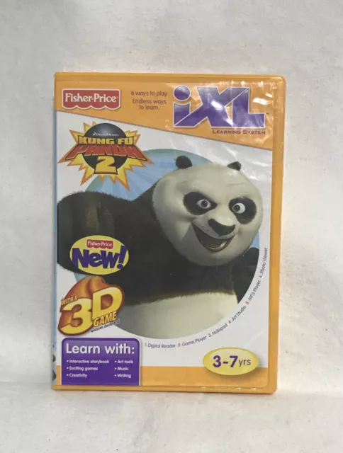 FISHER-PRICE IXL LEARNING System Kung Fu Panda 2 Game complete D1 $4.89 ...