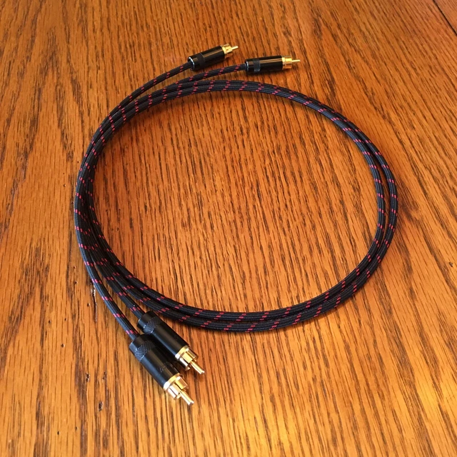 6 FT. JMB CABLE CO. Audiophile Interconnect Cables Neutrik Rean RCA