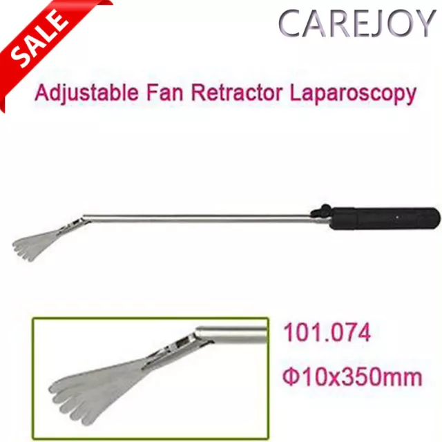 Carejoy Laparoscopic instruments 5 Fan Adjustable Retractor Ф10X350mm*1