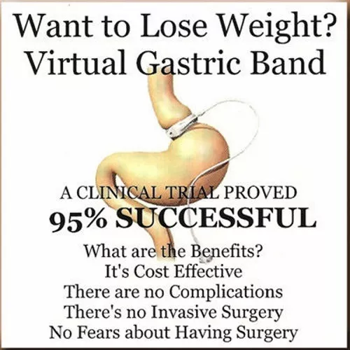 Virtual Gastric Band Hypnosis Cd - No Diet Weight Loss Surgery, Health Fitness