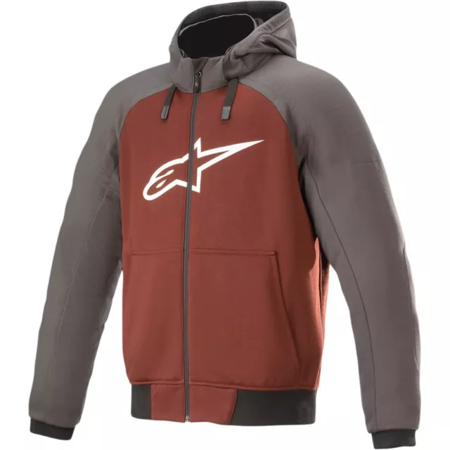 Alpinestars Chrome Hoodie - Gray/Burnt Orange | Large