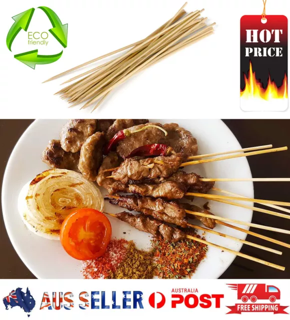 500 x Pcs  Bamboo Skewers Used For BBQ Kebab Meat Bulks