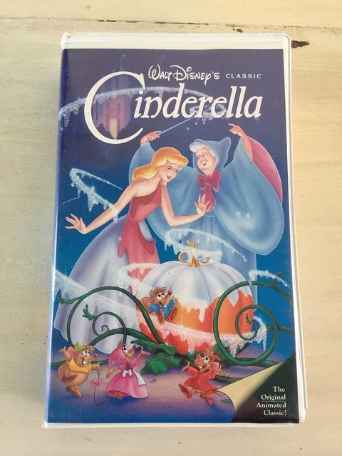 CINDERELLA - Black Diamond Vtg 1990s Walt Disneys Classic VHS Movie Tape