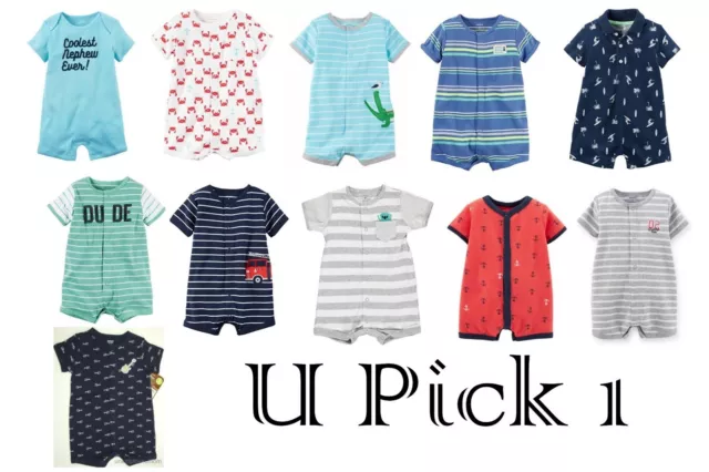 Romper Creeper Short Pants Boys Shorts One Piece Outfit Bodysuit Summer Carters
