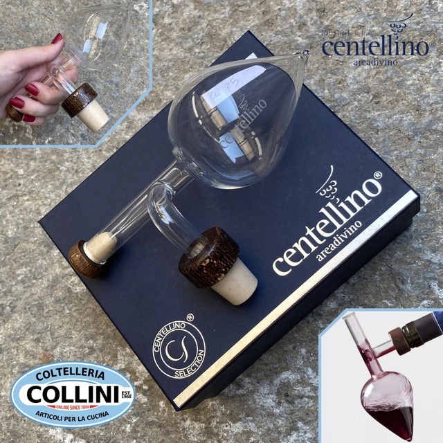 CENTELLINO DECANTER per Vini Rossi e Bianchi ml.125 EUR 46,21