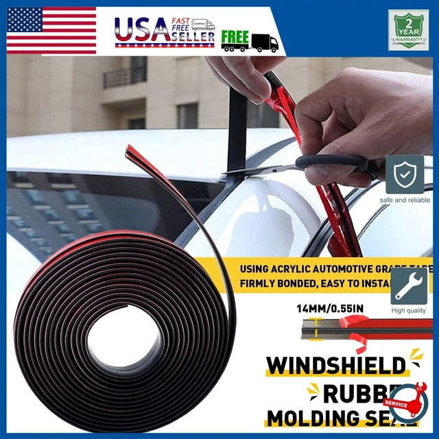 20FTCAR AUTO WINDSHIELD Window Trim Edge Moulding Rubber Weatherstrip