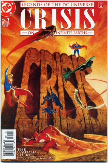 Legends Of The Dc Universe Crisis On Infinite Earths (1999) Unread Nm White Page