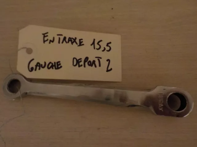 Manivelle Gauche  Entraxe De 15,5 Deport De 2 Mobylette.