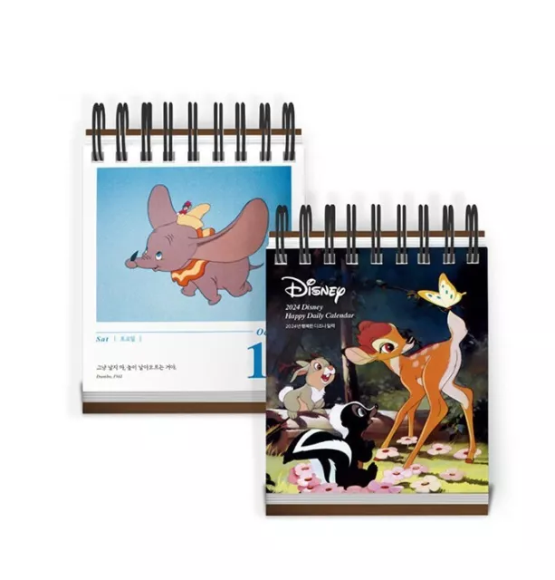 2024 DISNEY 365 Daily Desk Calendar Deco Frozen Mermaid Princess Pixar