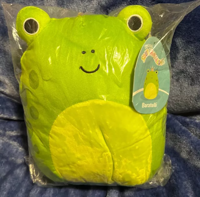 New Baratelli Squishmallow 8" Prince Frog Crown HTF Canadian Indigo Exclusive