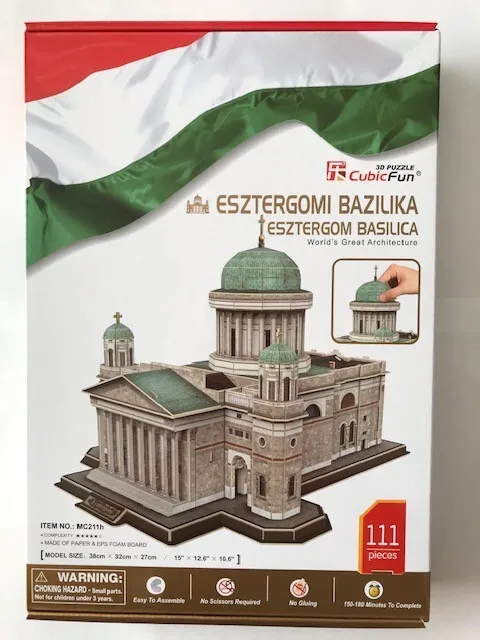 3D Puzzle Esztergom Basilica Ungarn Sankt Adalbert Kathedrale Cubic Fun Kirche