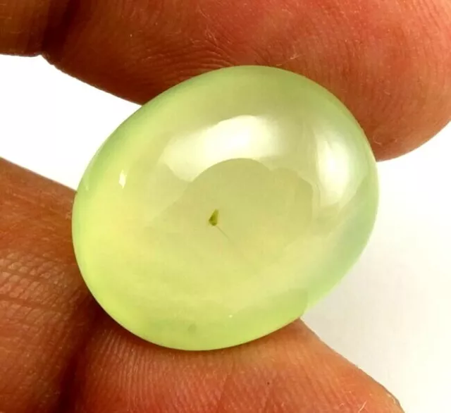 Shola Vrai 19,62 Carats Naturelle Vert Prehnite En Australie