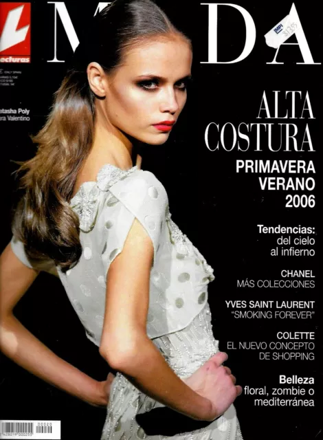 Lecturas Moda Magazine Spring/Summer 2006 Natasha Poly In Valentino Cover