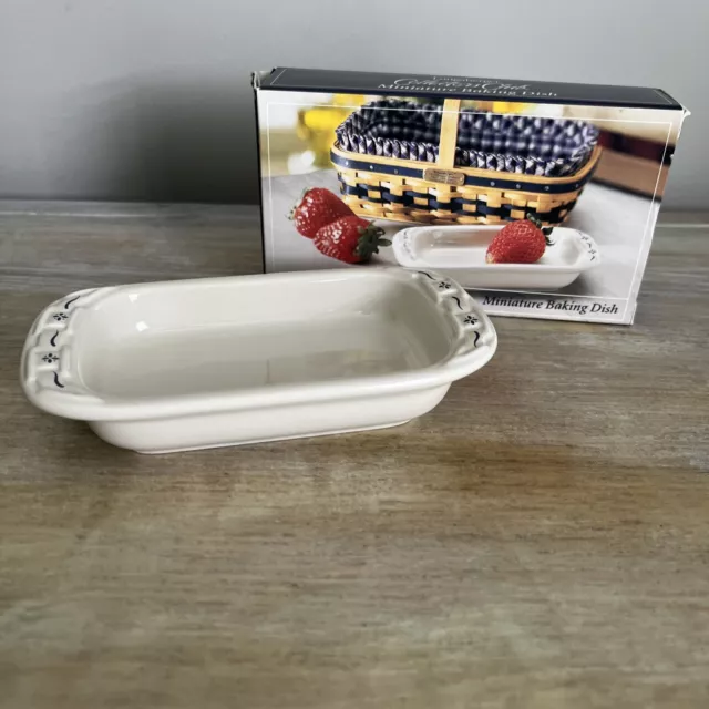 Longaberger Collectors Club Miniature Baking Dish￼