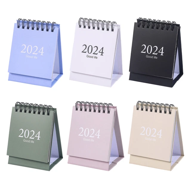 2024 DESK CALENDAR Flipping Standing 2X Small Desktop Calendar Planner