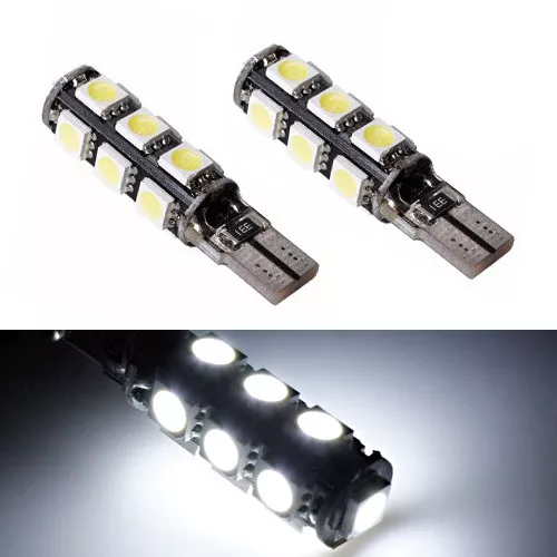 2 ampoules à LED Veilleuses feux position Blanc pour Renault Megane Laguna Modus