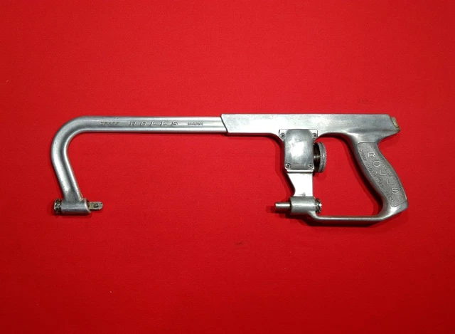 Rare Vintage Rolls Hacksaw 1940s 1950s Hiduminium Forging Made In