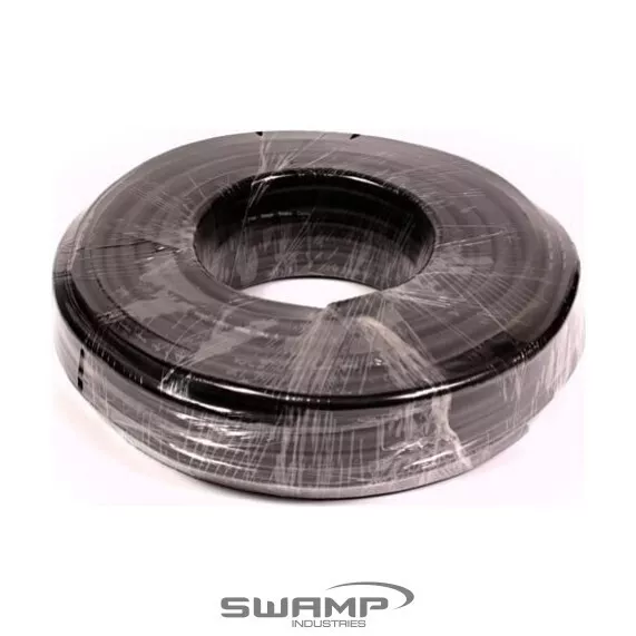 8-Channel Twin Conductor Multicore Cable 100m Roll Black Spiral Wrapped Shield